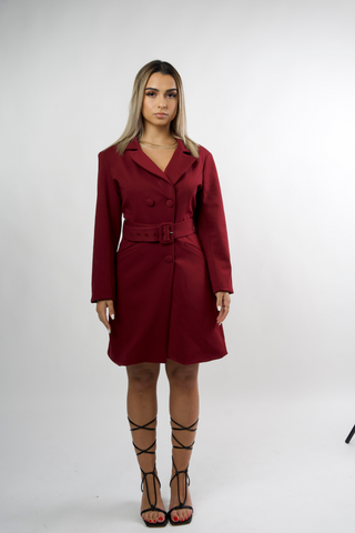 Blazer dress red