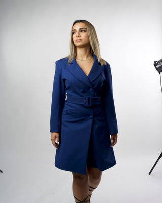 Blazer dress blue